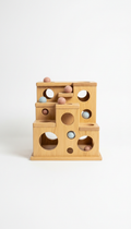Natural Wood Interactive Cat Toy