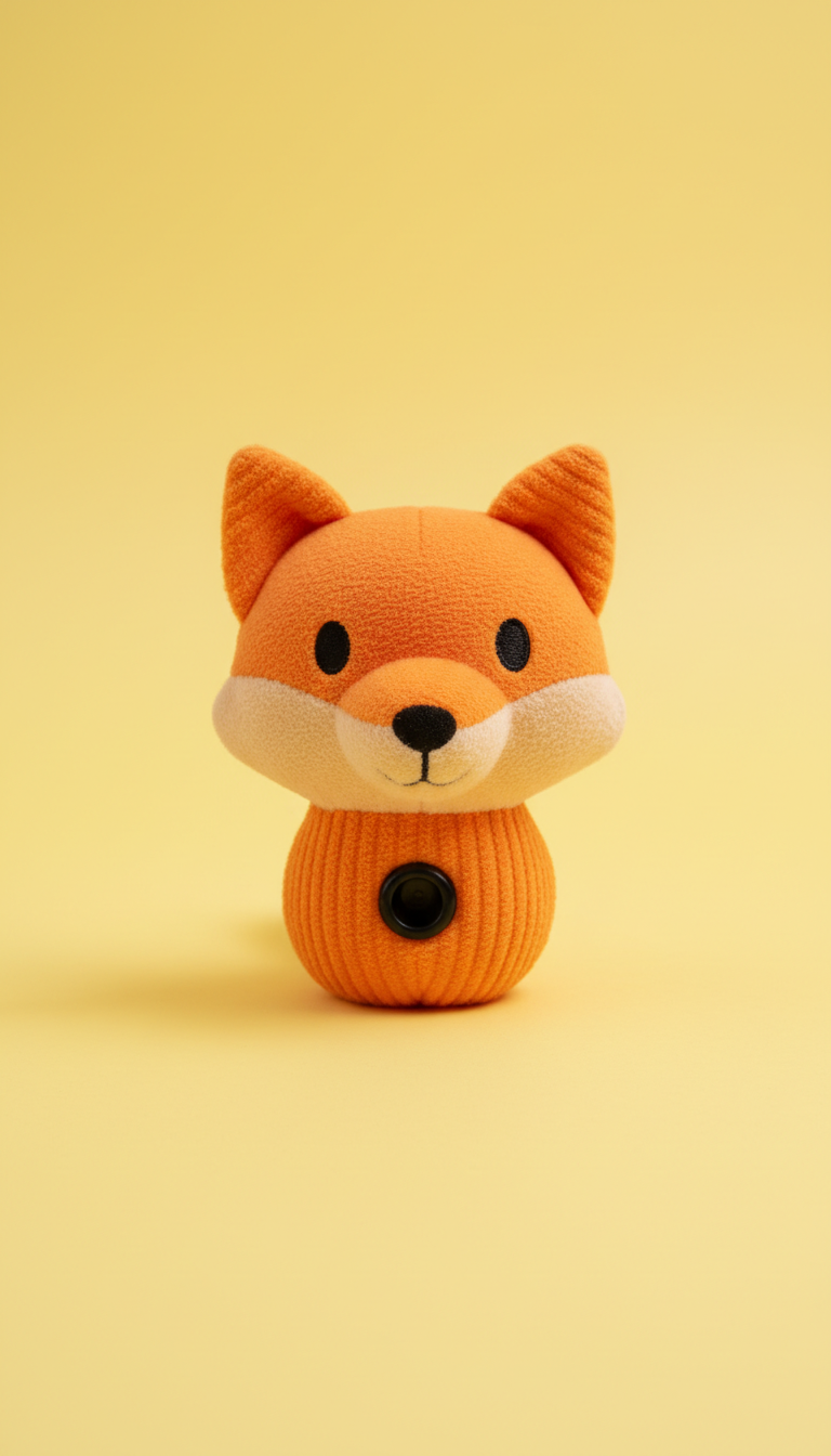 Plush Squeaky Dog Toy with Crinkle